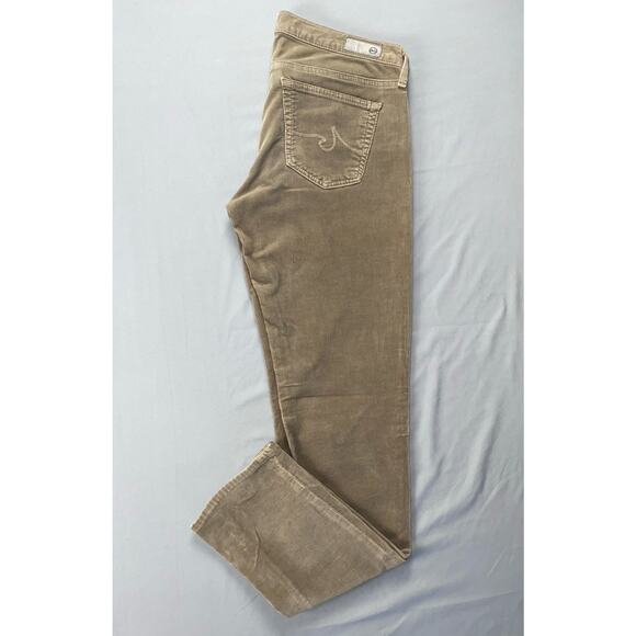 AG The Stevie Slim Straight Jean Style Corduroy Pants, Cords. Greige, 28R. GUC! - Picture 1 of 8